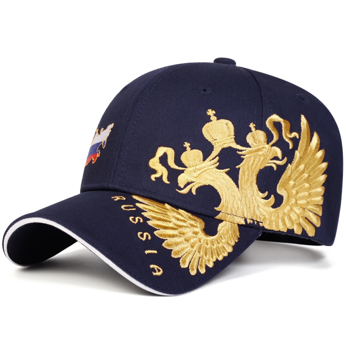 Unisex-Baseballmützen mit Karte von Russland, Stickerei, für Frühling und Herbst, verstellbare Freizeithüte für den Außenbereich, Sonnenschutzhut, Sportmütze – Detail 7