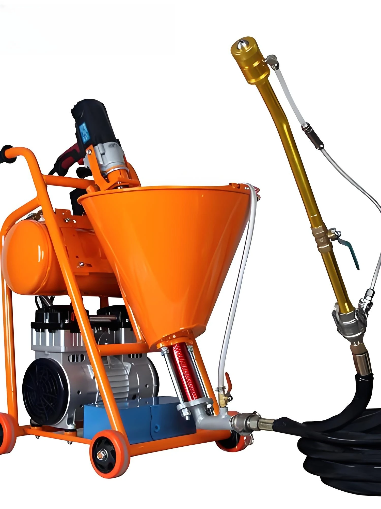 Dry Mixed Mortar Putty Gypsum Plaster Spraying Machine/Automatic Plastering Machine Factory Supply