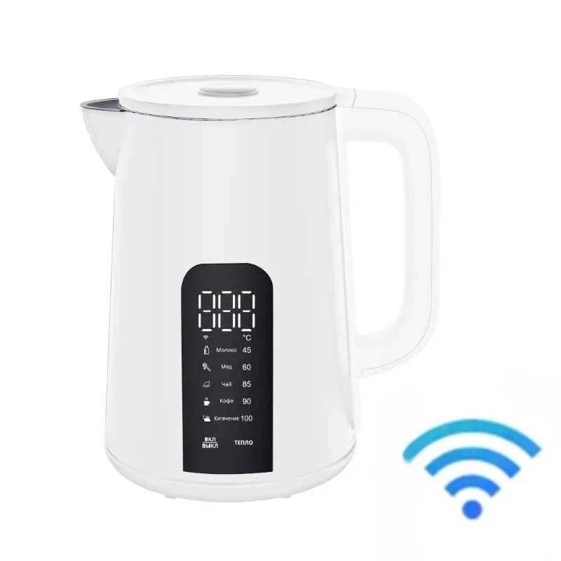 

【Best-selling】2026 New 1.7L Digital Smart Electric Kettle Wifi Thermal Insulation Mobile Phone Control Display Kettle
