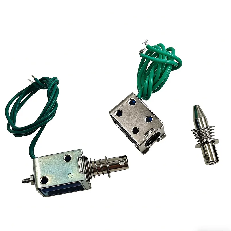 5Pcs TAU-0520T Push Pull Electromagnet DC6V 12V 24V 10mm Travel Open Frame Electric Solenoid Coil - view 6