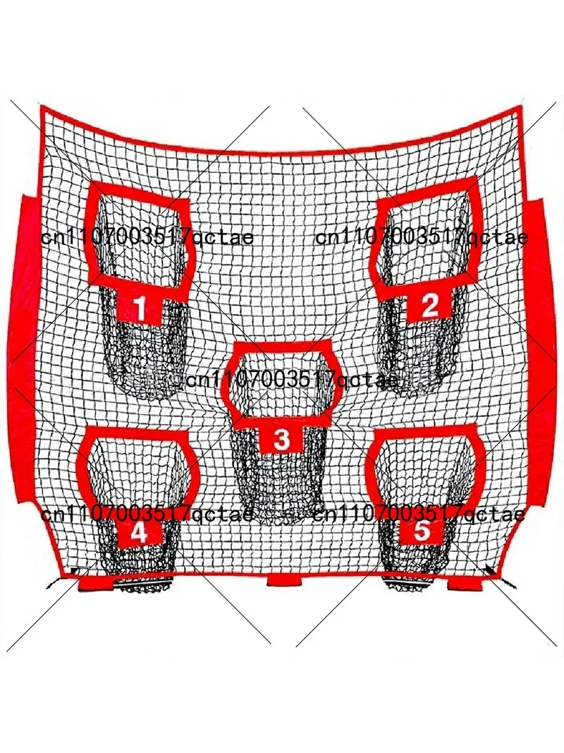 Football Training Net 7x7 Ft Pitching Practice Net for Soccer Goal Target
