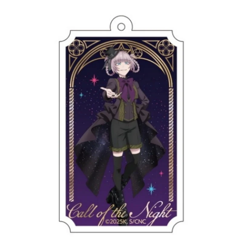 Anime CALL OF THE NIGHT Cosplay Charm Characters Acrylic Key Chains Ornament Accessories Goods Collection Gifts