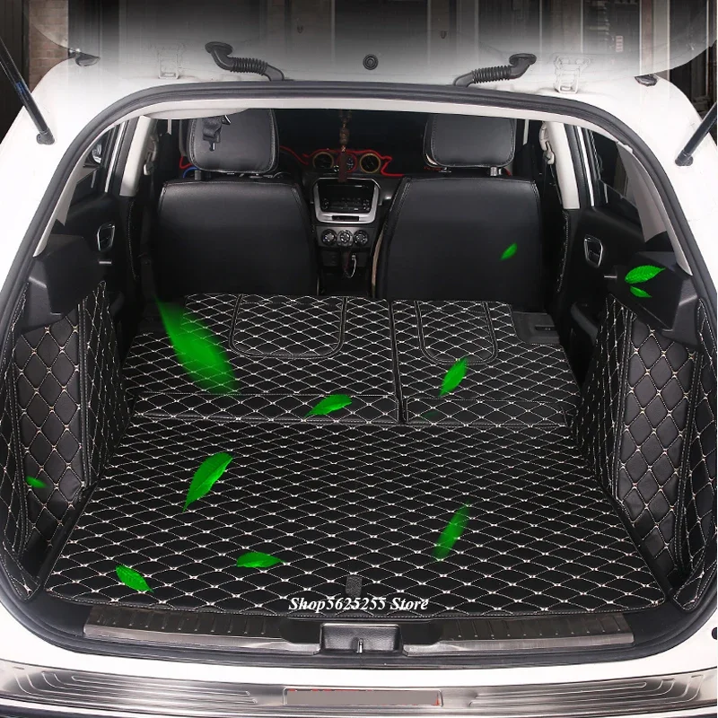 

Car Trunk Mat for Suzuki Vitara 2017 2018 2019 2020 2021 Leather Durable Cargo Liner Carpets Waterproof Full Encirclement Pad