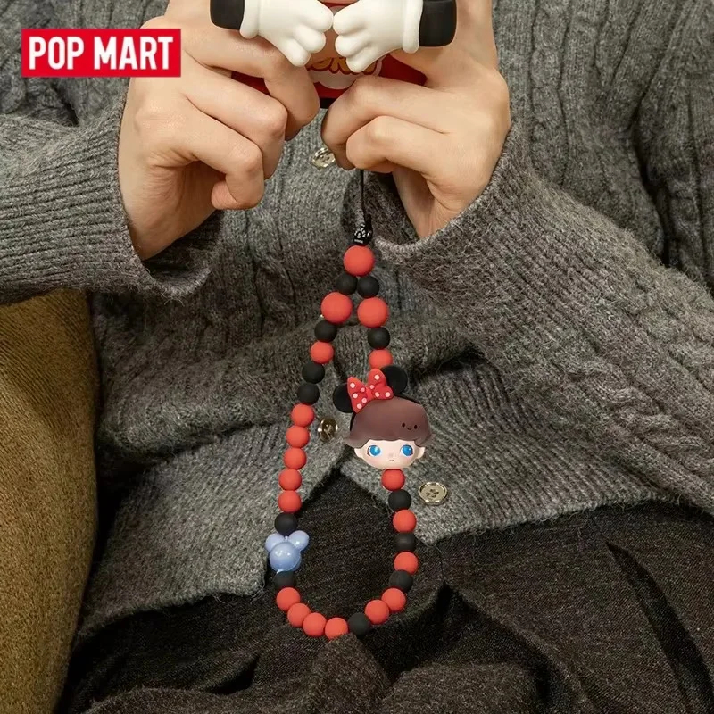 

POP MART DIMOO WORLD X DISNEY Series-Mobile Phone Lanyard Blind Box Original Mystery Box Guess Bag Toys Anime Figure Ornaments