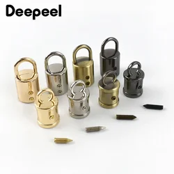 10/20Pcs Bag Metal Buckles Lether Rope Cord Lock Handbag Strap Tassel Fringe Cap Clasp Connector Hanger Stopper Accessories