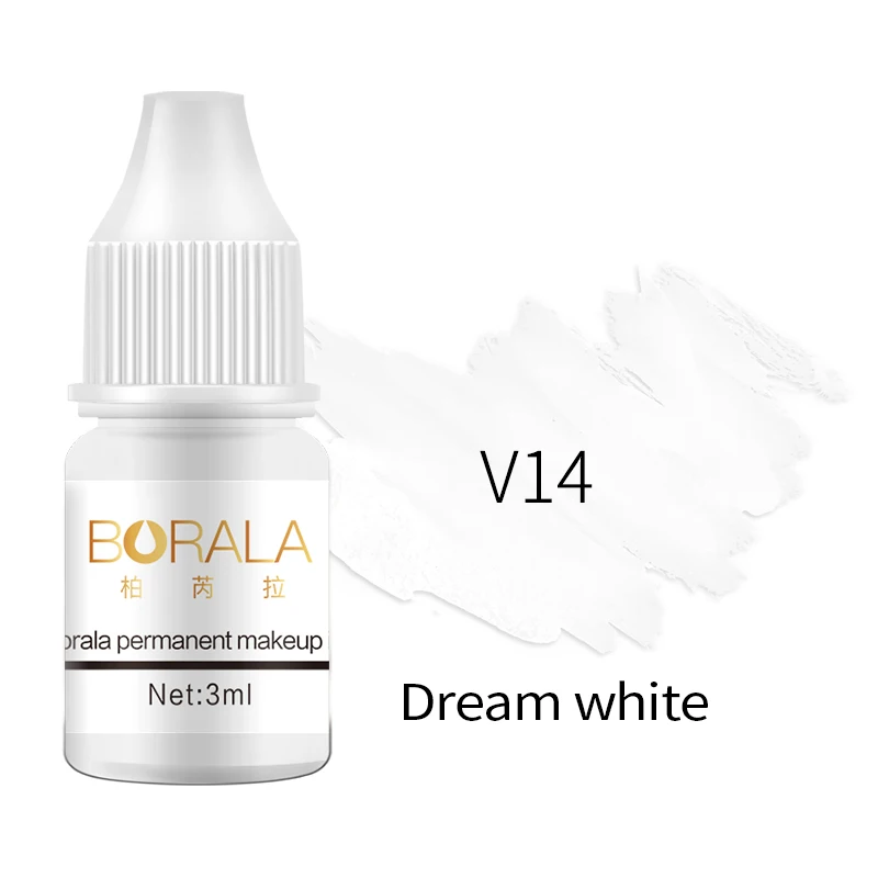 Borala 26 Farben Permanent Make-up Pigment Lippen-Tattoo-Tinten Vegane Augenbrauen Microblading Pigmente 3ml Körperkunst-Tinte für PMU-Künstler