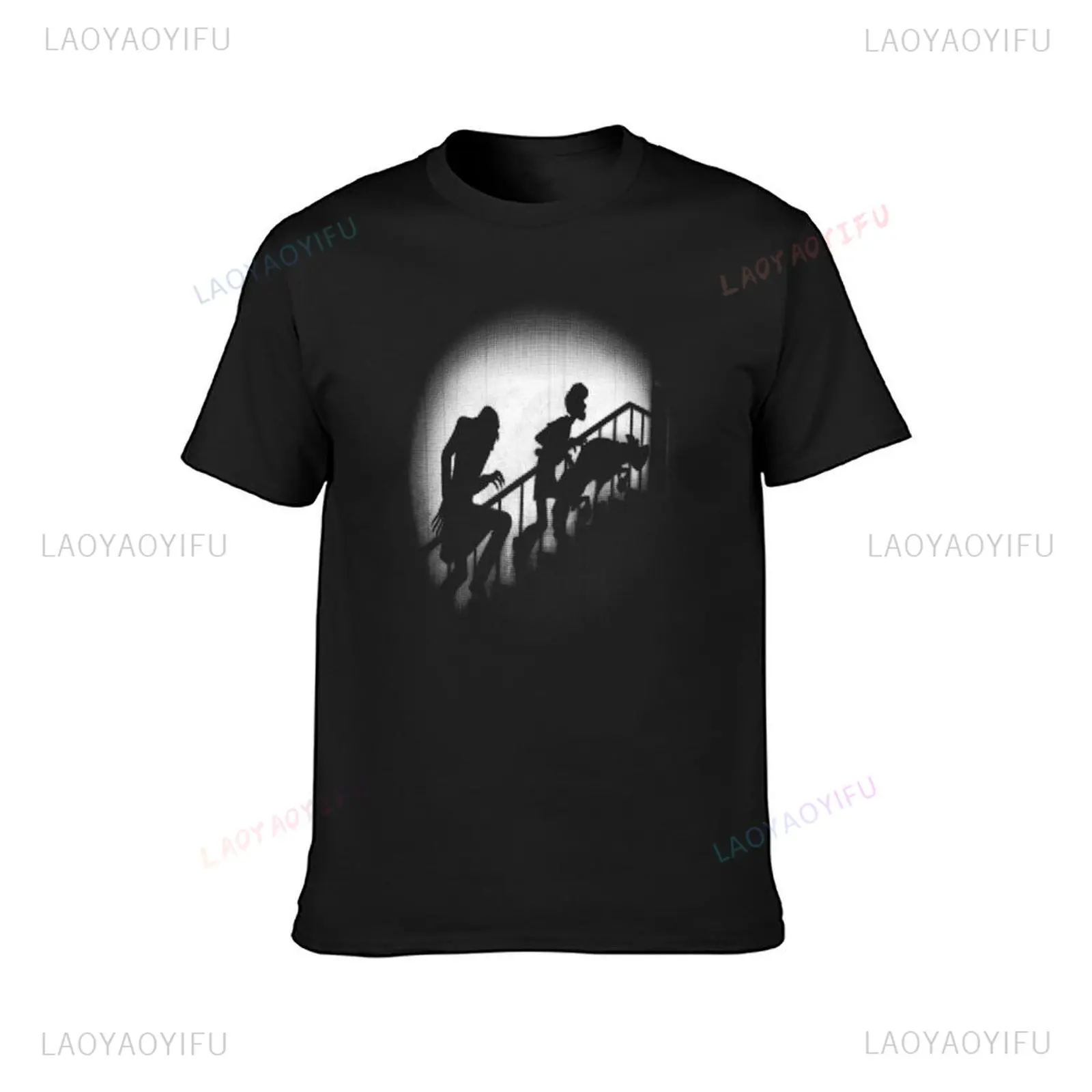 Nosferatu – Camiseta estampada de caçador misterioso, manga curta, top engraçado para uso diário chique para homens e mulheres