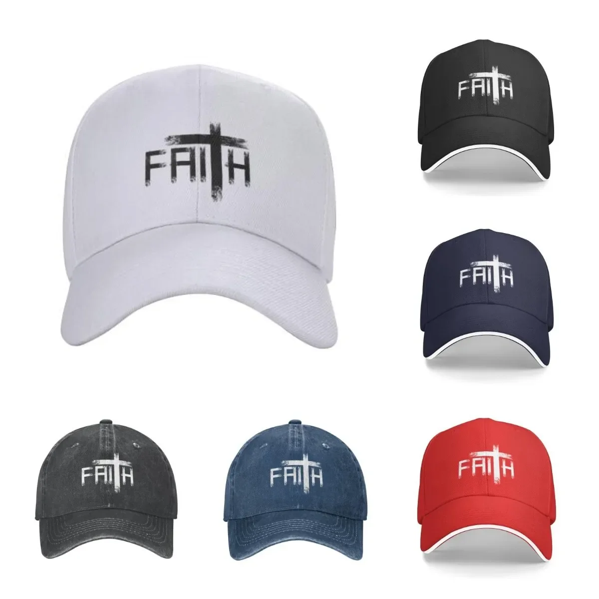 Fashion God Preacher Jesus Believer Baseball Cap Men Women Breathable Christian Faith Christian Religious Dad Hat Snapback Hats