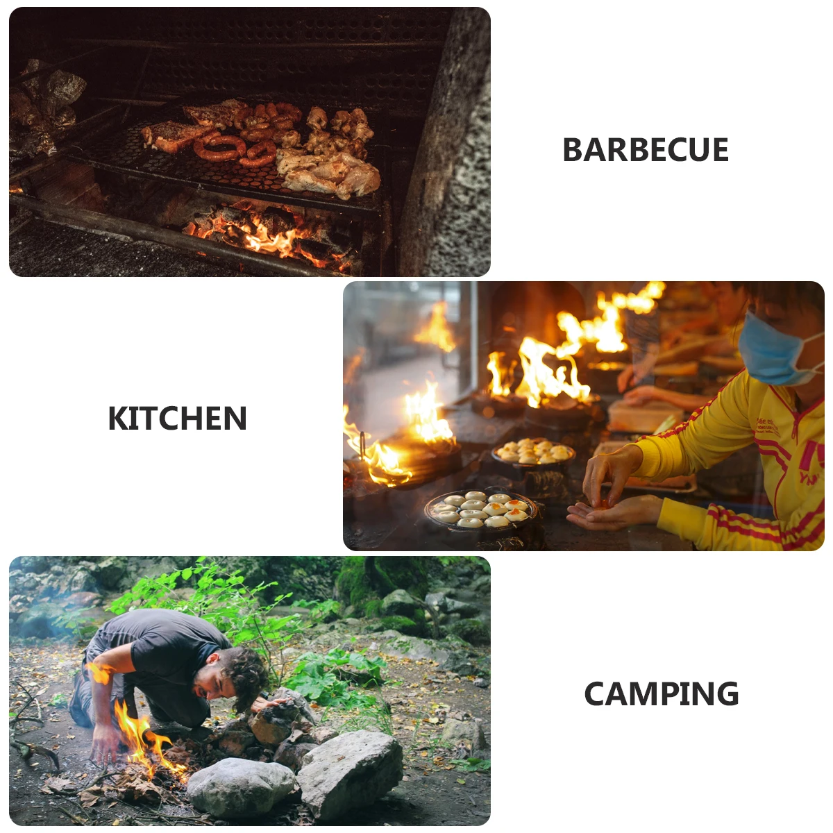 

Fire Resistance Blanket Silver Heat-Resistant Placemat For Kitchen Grill Car Camping Emergency Survival Insulation Mat Barbecue