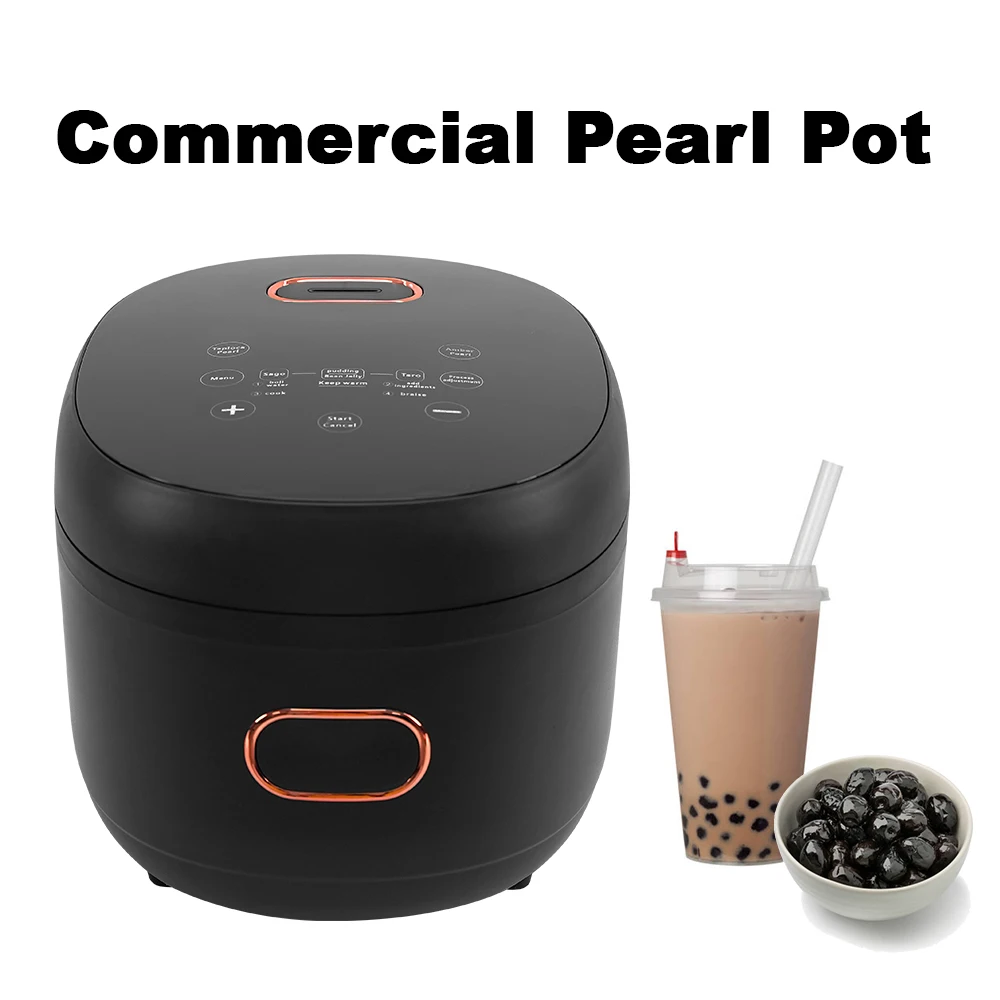

Automatic Electric Tapioca Pearl Cooker 5L Bubble Pearl Machine Boiled Pot Non-stick Pan 900W Commercial 110-240V