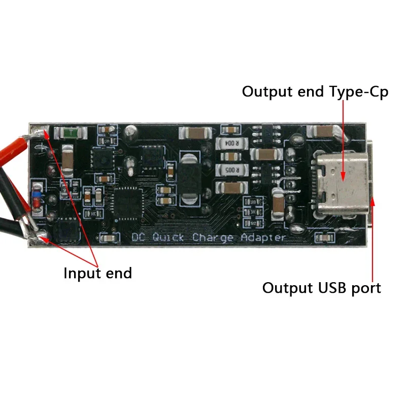 QC4.0 QC3.0 USB Type-C Adapter szybkiego ładowania telefonu komórkowego 6 -35V Step Down Buck Boost Module dla Huawei SCP/FCP Apple PD Qualcomm