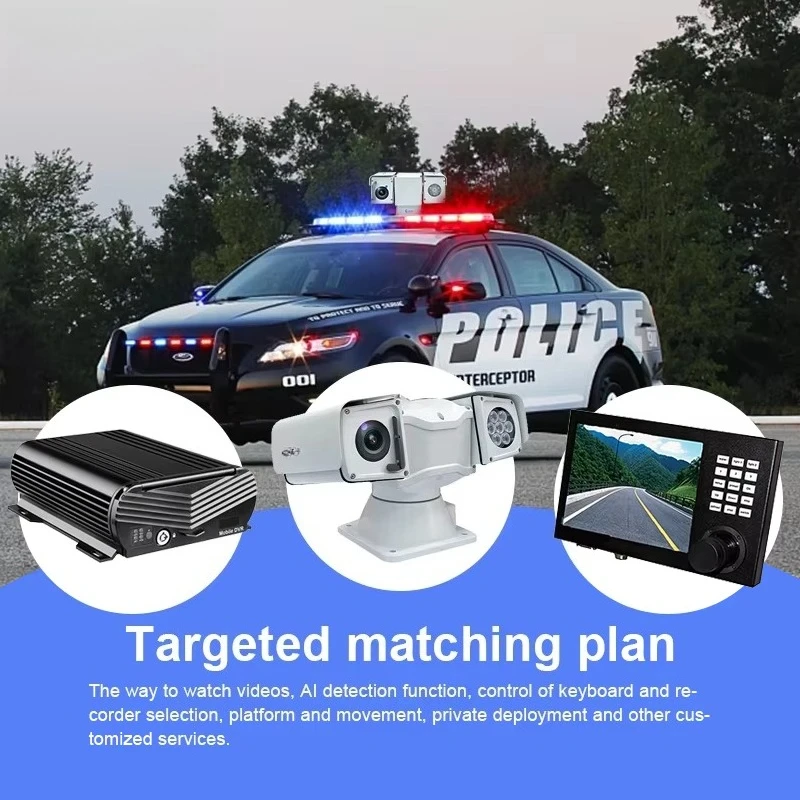 

OKAF 360 Infinite Rotation 1080P HD Night Vision Weatherproof Car Roof PTZ IP66 Waterproof and Dustproof