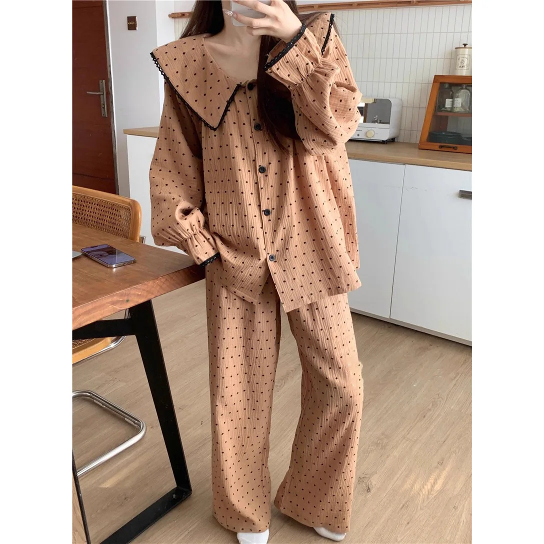 

Korean Ins Pjs Set Women's Pajama Set Women's Warm Winter Pajamas Fashionable Home Clothes, Pajamas Cute and Soft Pajama Set