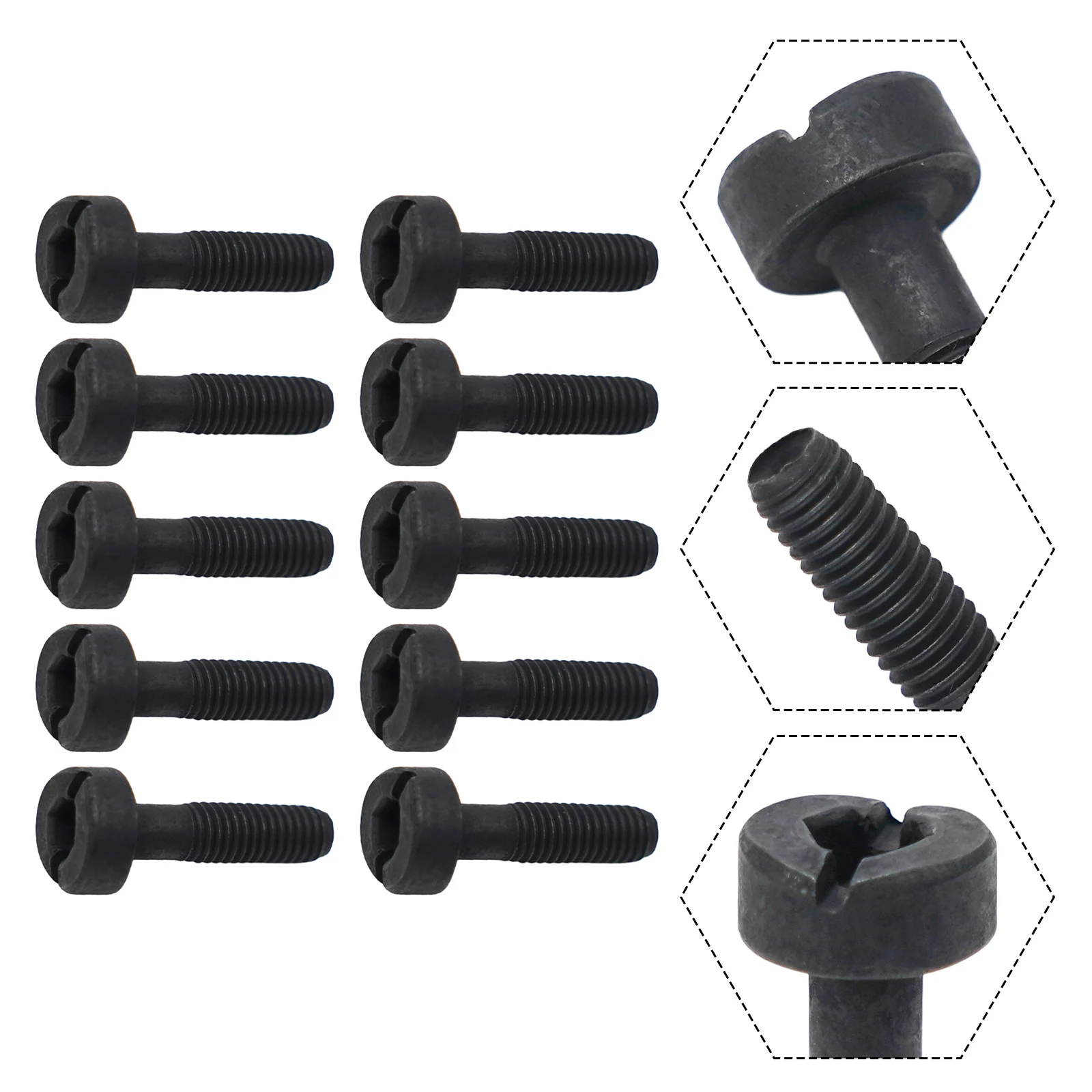 Accessories Screw 10Pcs 10X 340 345 Parts Replacement 350 440 445 460 & 461 Models 503217321 Screw High Quality