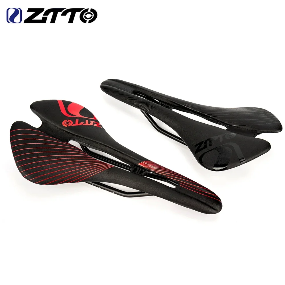 ZTTO Ultralight Road Bike Seat  Hard Racing Saddle Bicycle Seat For XC MTB Mountain Lightweight waterproof Bicycle Cushion 142mm