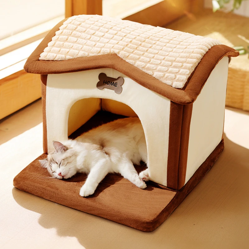 

Cat bed, cat room, pet room, a must-have creative two-in-one cat bed design for home use. It integrates claw grinding and rest,
