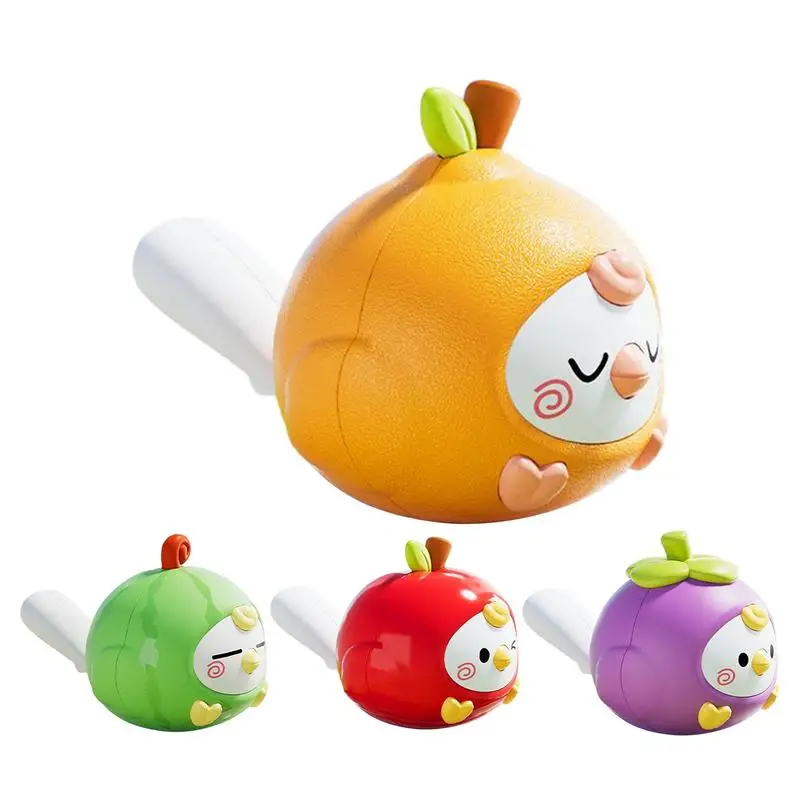 

Water Bird Whistle Pack Of 4 Cartoon Trumpet Bird Call Whistle Hand Eye Coordination Toys Chewable Toddler Music Instruments