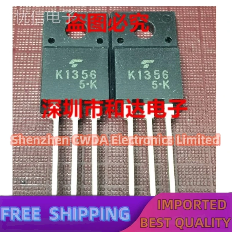 10PCS-20PCS  K1356 2SK1356  TO-220F 900V 3A   Best Quality 
