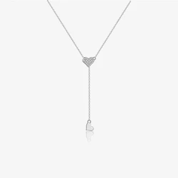 VEWANT Women 925 Sterling Silver Zircon Ajustable Flexible Fix Pulling Necklace Chain 2024 Wedding Luxury Advanced Fine Jewelry