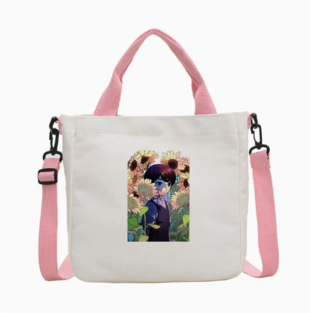 Omori tote bag sac cabas canvas  personnalisable shopping shoulder  woman