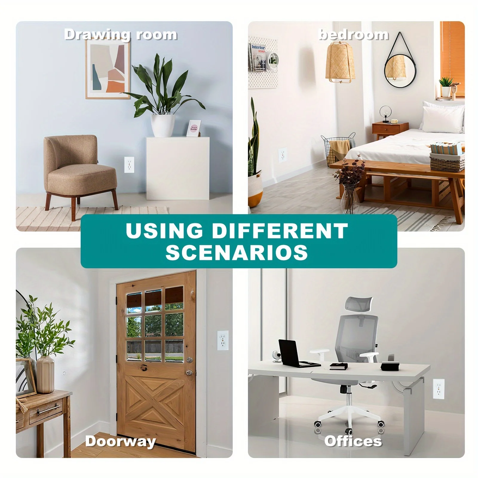 صندوق مقبس آمن على الحائط المخفي مع لوحة تزيين مقصورة سرية، لا يتطلب تركيب أدوات. يتطلب أدوات التركيب،