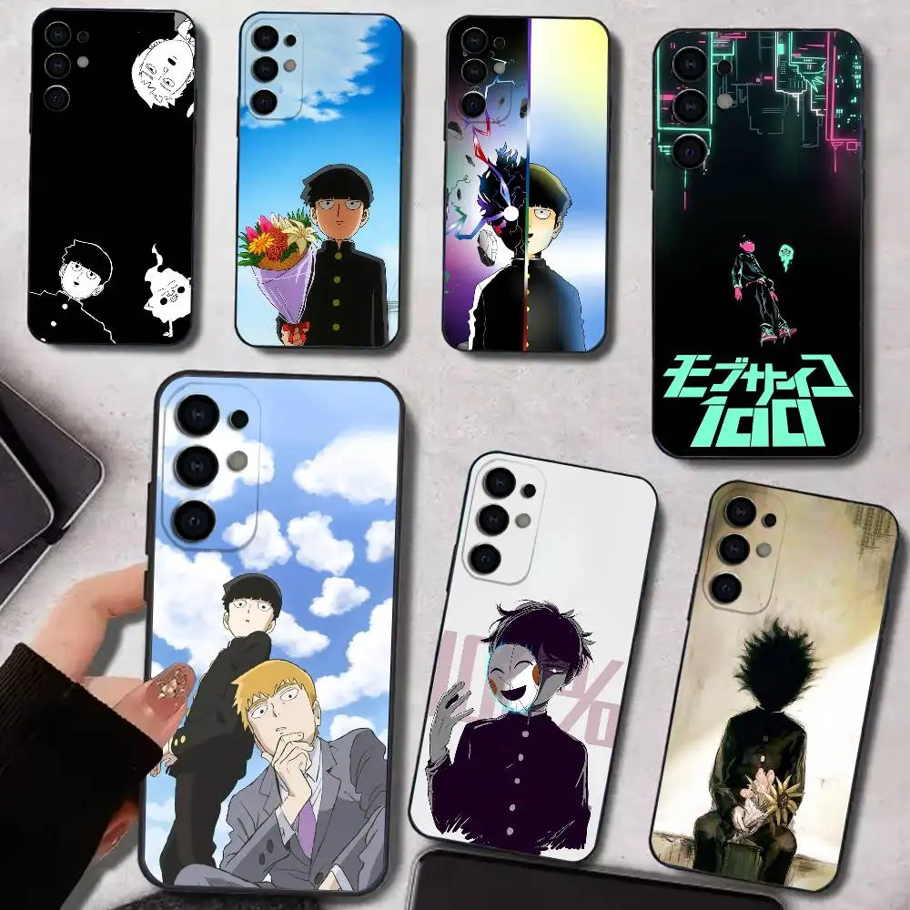 M-Mob P-Psycho 100   Phone Case Silicone Soft For Samsung S25,S24,S21,S22,S23,S30,Ultra,S20,Plus,Fe,Lite