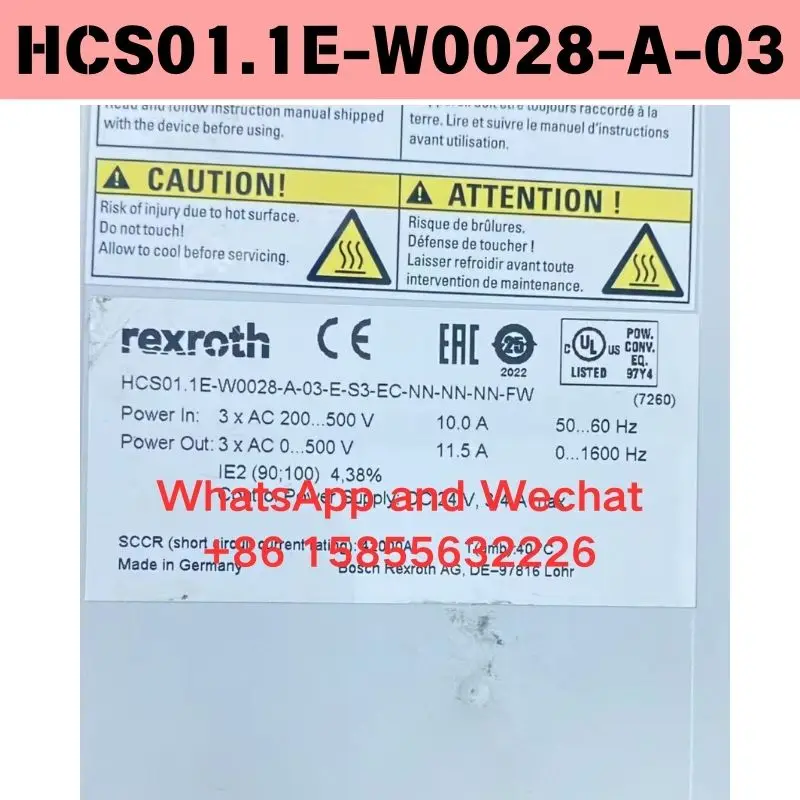 

Б/у драйвер HCS01.1E-W0028-A-03 Функциональный тест ОК Быстрая доставка