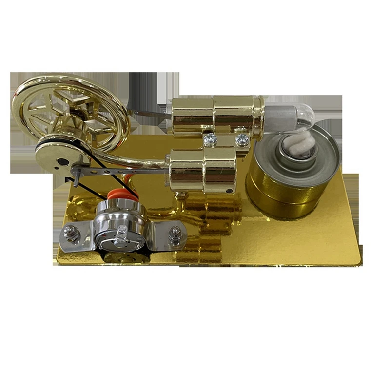 Stirling Balanced Engine Model Steam Power Physics Small Production Invention Experiment Education Tool-SPMI