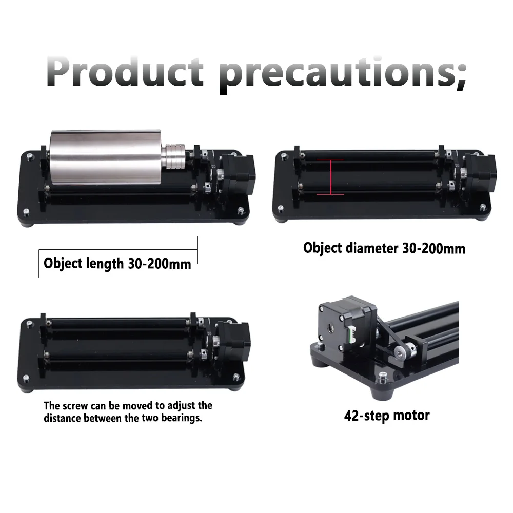 

Поворотный ролик с ЧПУ, гравировальный модуль по оси Y, лазерный гравер, вращающийся гравировальный модуль по оси Y для стеклянных банок, чашек