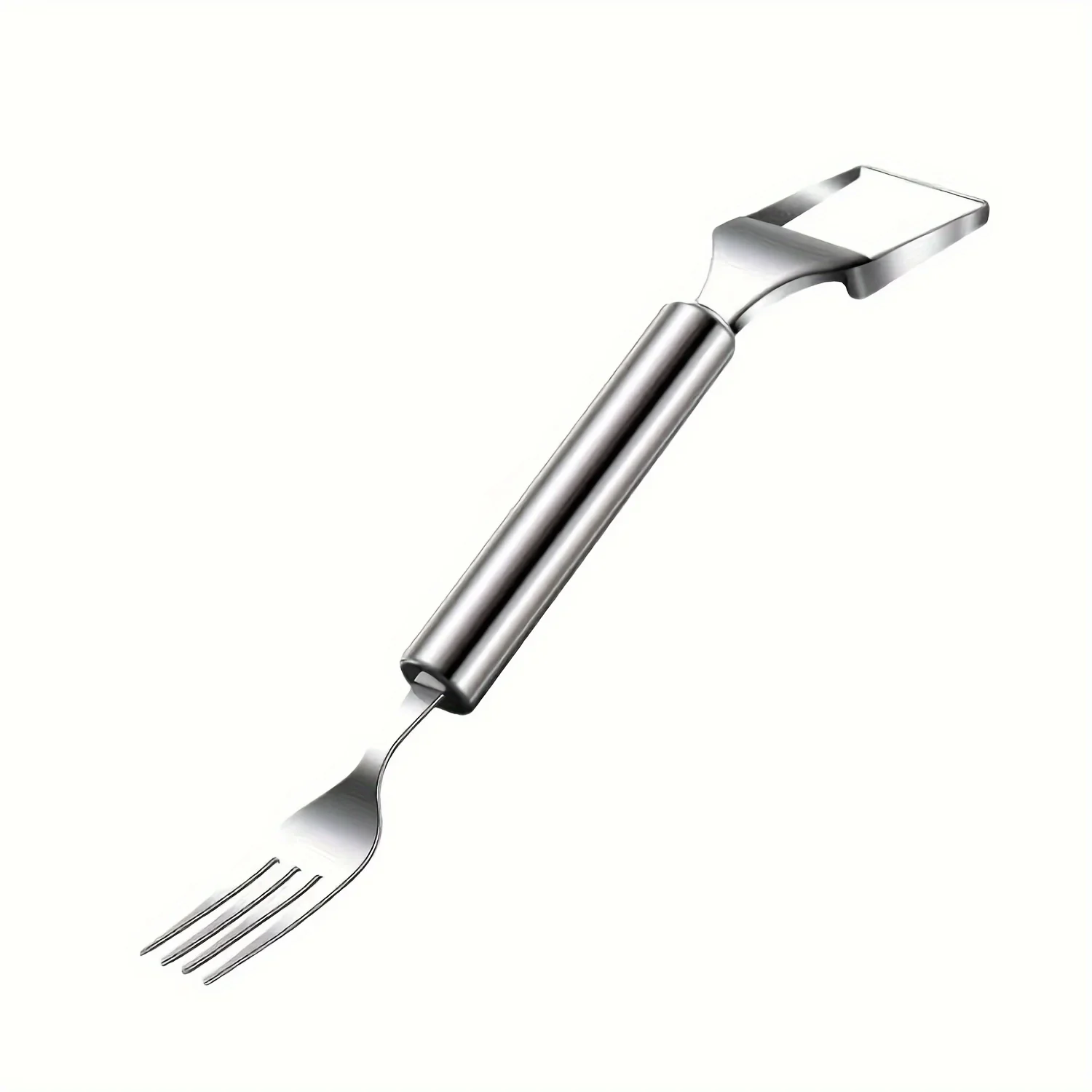 1pc 2-in-1 Creative Watermelon Slicer, Stainless Steel Watermelon Fork, Watermelon Knife, Fruit Divider