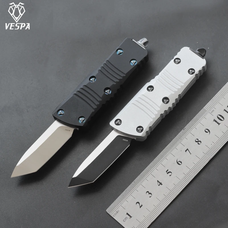 

VESPA Mini New M390 Blade T7075 Aluminum handle Outdoor Camping Survival EDC Hunting Kitchen Knife Utility