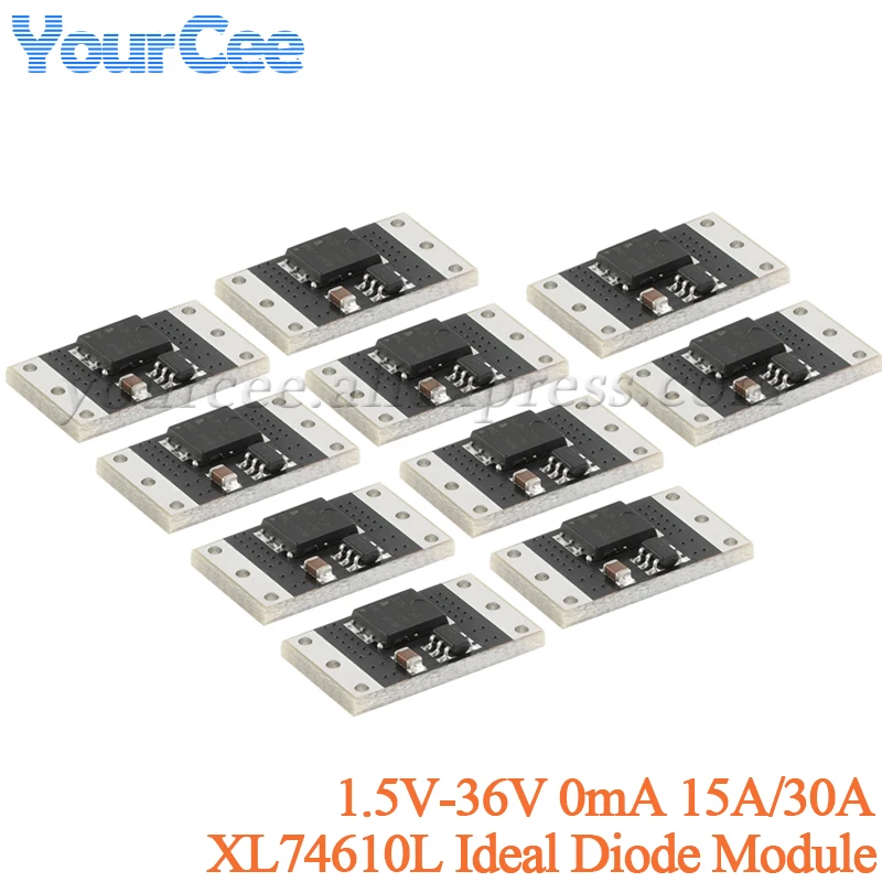 10pcs/1pc XL74610L Ideal Diode Module XL74610 Adopt LM74610 Analog Ideal Diode Rectifier  Simulate Rectifier 1.5-36V 0mA 15A/30A