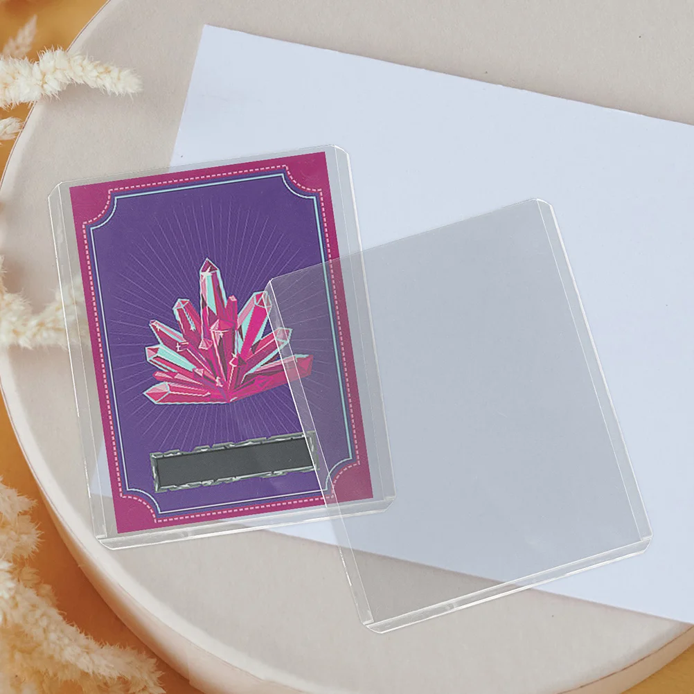 30Pcs PVC Game Card Sleeves Protective Plastic Card Holder Covers for Playing Trading Cards Storage Cards Sleeves
