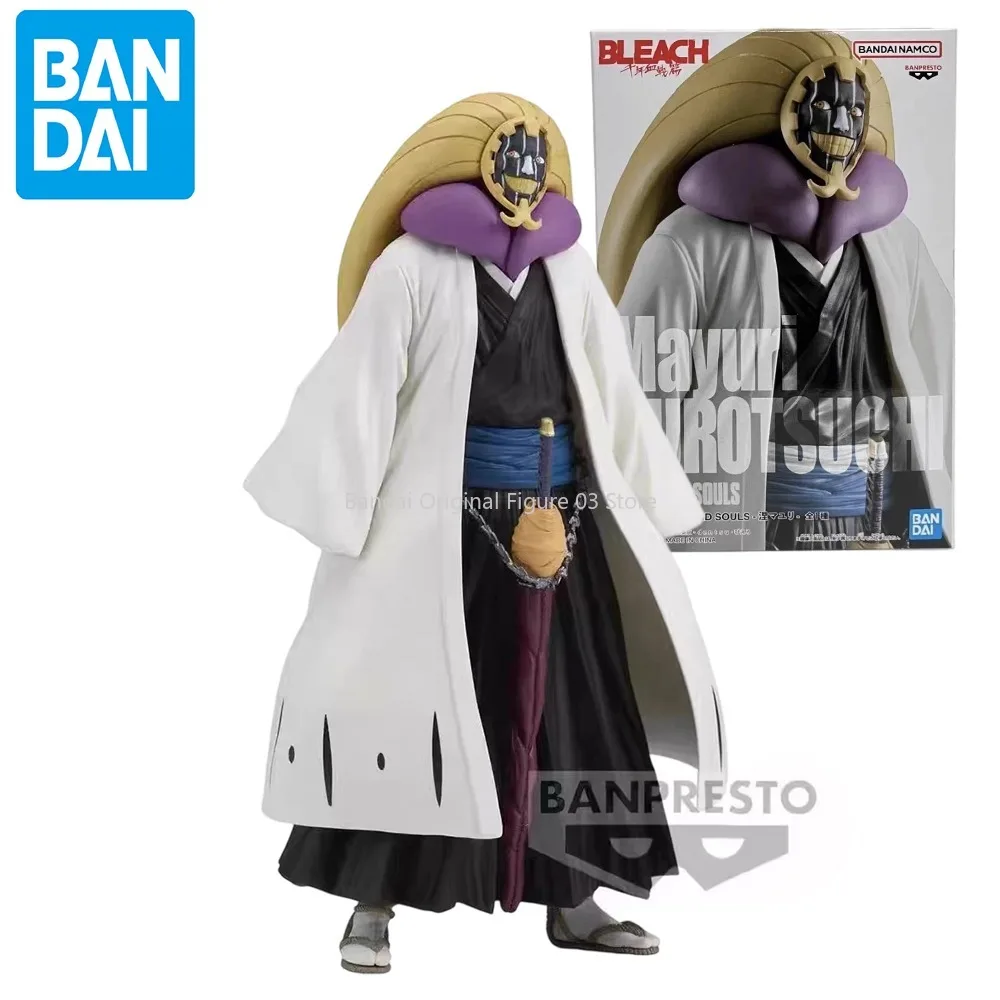 

In Stock Original BANPRESTO SOLID AND SOULS BLEACH: Thousand-Year Blood War Mayuri Kurotsuchi Figure Anime Model Genuine Toy