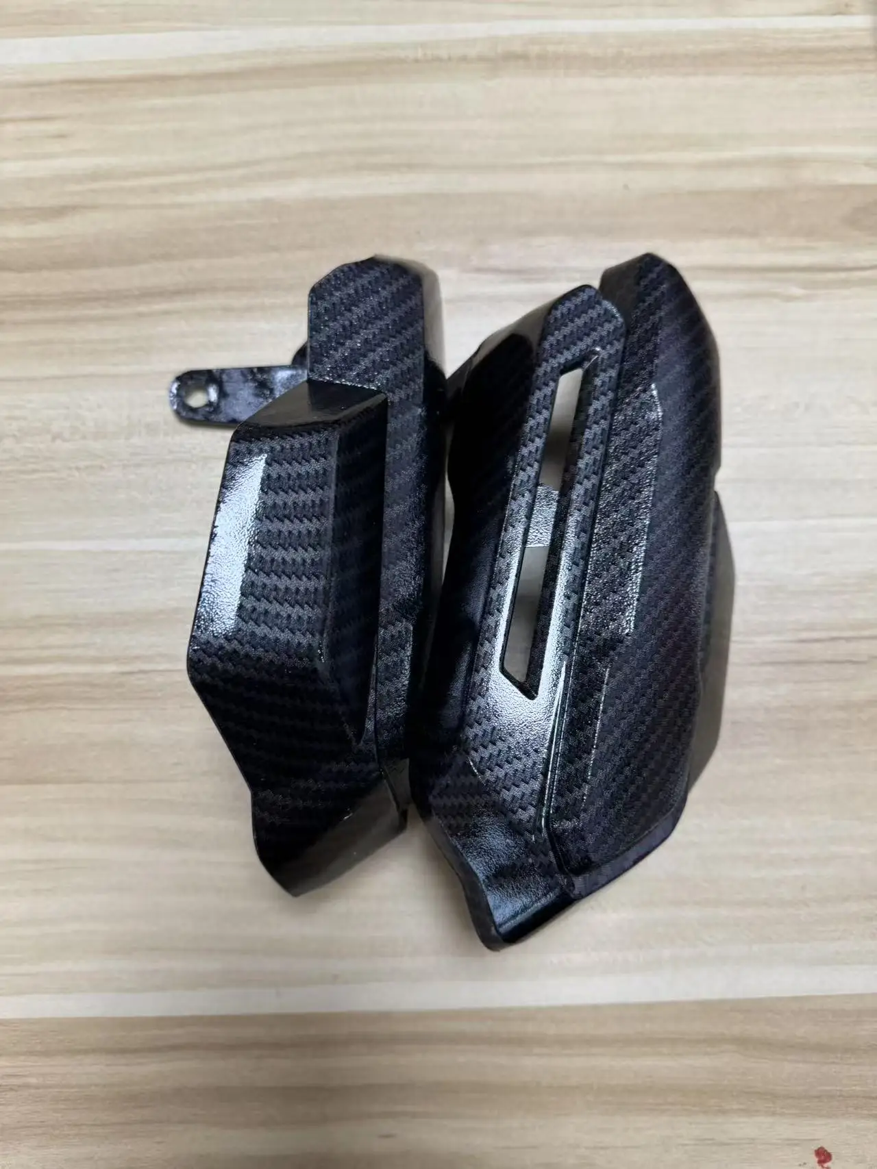 Universal 150cc 200cc Motorcycle Tank Handlebar Protector Carbon Fiber