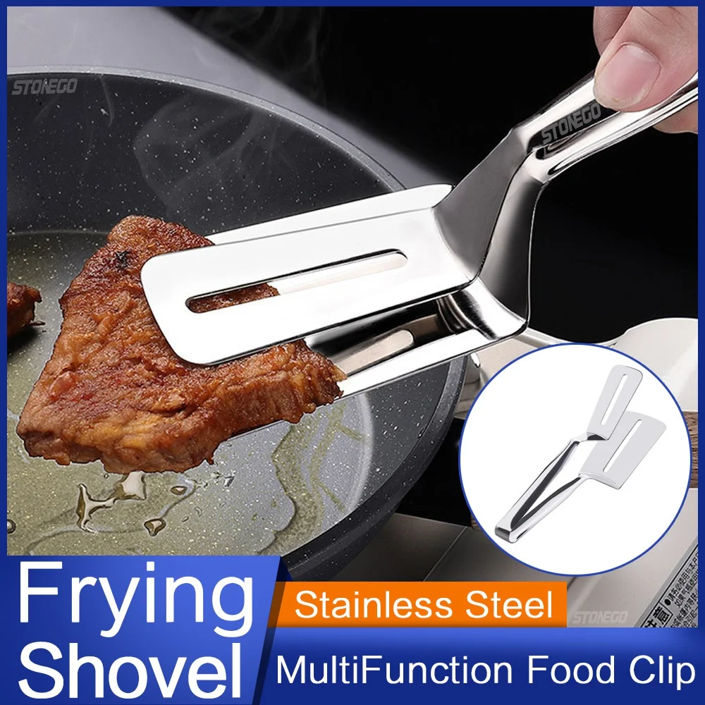 Frying Shovel Clip Multi-Function Food Flip Trowel Clip Home Pancake Kitchen Fried Fish Shovel Pizza Steak Shovel Kitchen Frying