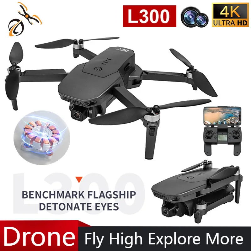 

L300 Professional Drone Brushless 4K HD Camera GPS 360° Laser Obstacle Avoidance Folding Four Axis Dron Birthday present toys