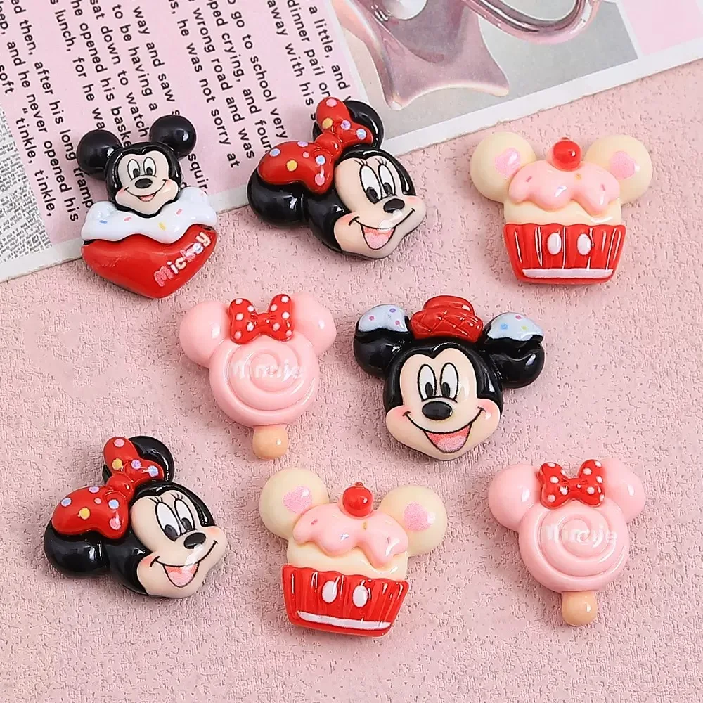 10 قطعة جديد Kawaii الكرتون لطيف كيك تحلية سلسلة الراتنج سجل القصاصات Diy بها بنفسك مجوهرات اكسسوارات الحرف A142