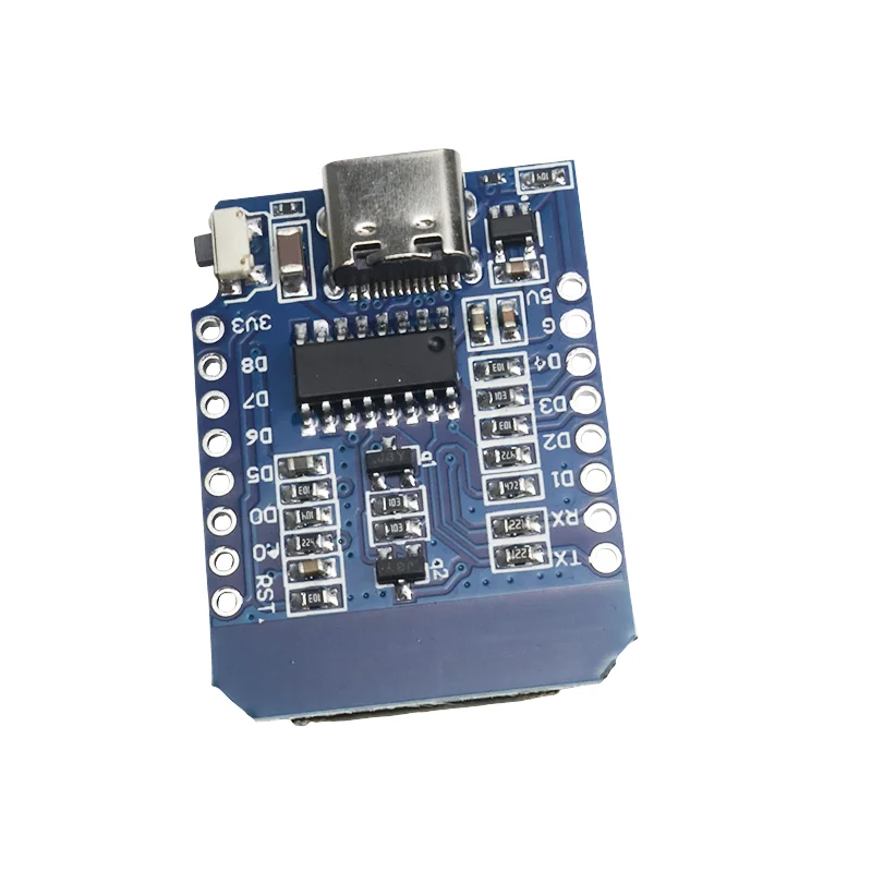 Type-C ESP8266 ESP12F USB D1 لوحة تطوير صغيرة ESP8266 منفذ تسلسلي لاسلكي WIFI تطوير إنترنت الأشياء لوحة تركيبية Mcu مع دبابيس