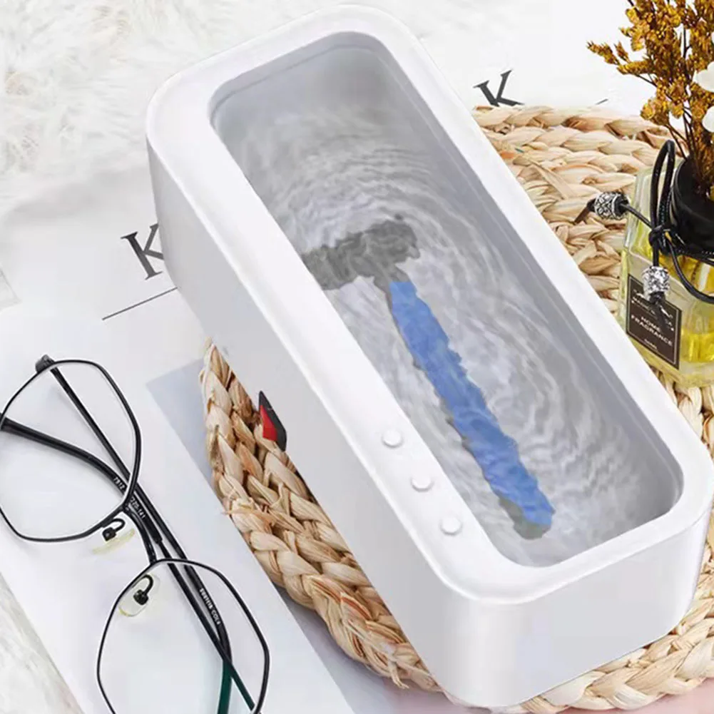 Ultrasonic Cleaner Washer USB Rechargeable Portable Home Jewelry Necklace Glasses Watch Cleaner Box Automatic Washing Machine