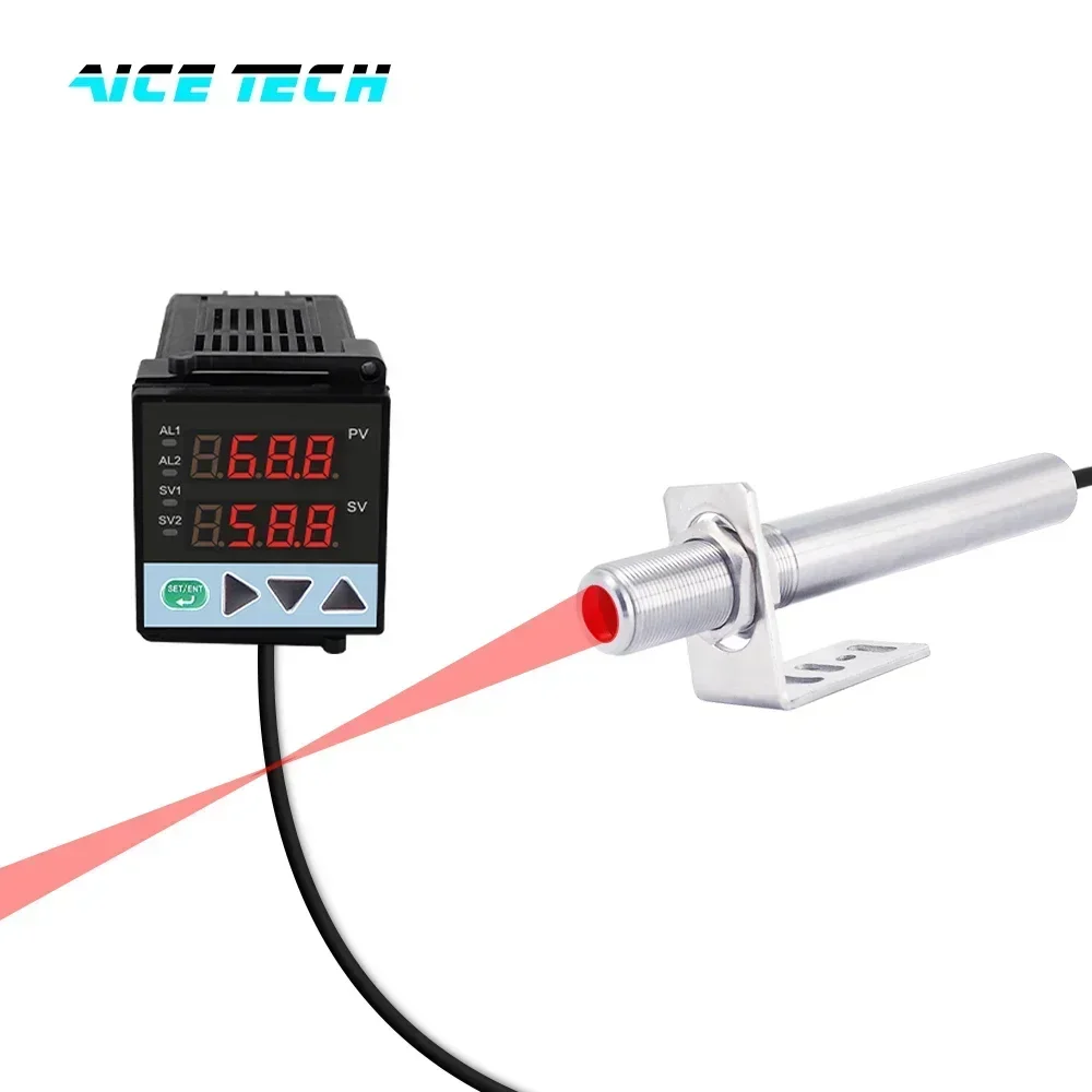 2025Industry Oven 300c Heat Temp Metal Output 4-20mA IR  Temperature Sensor