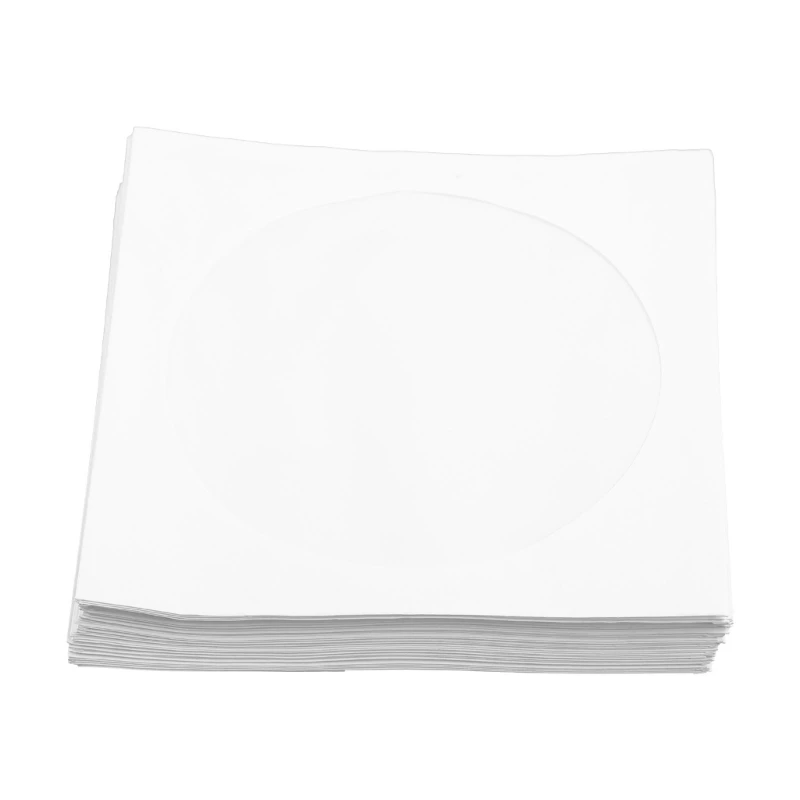 50 peças papel 5 polegadas dvd para conjunto envelopes capa caixa