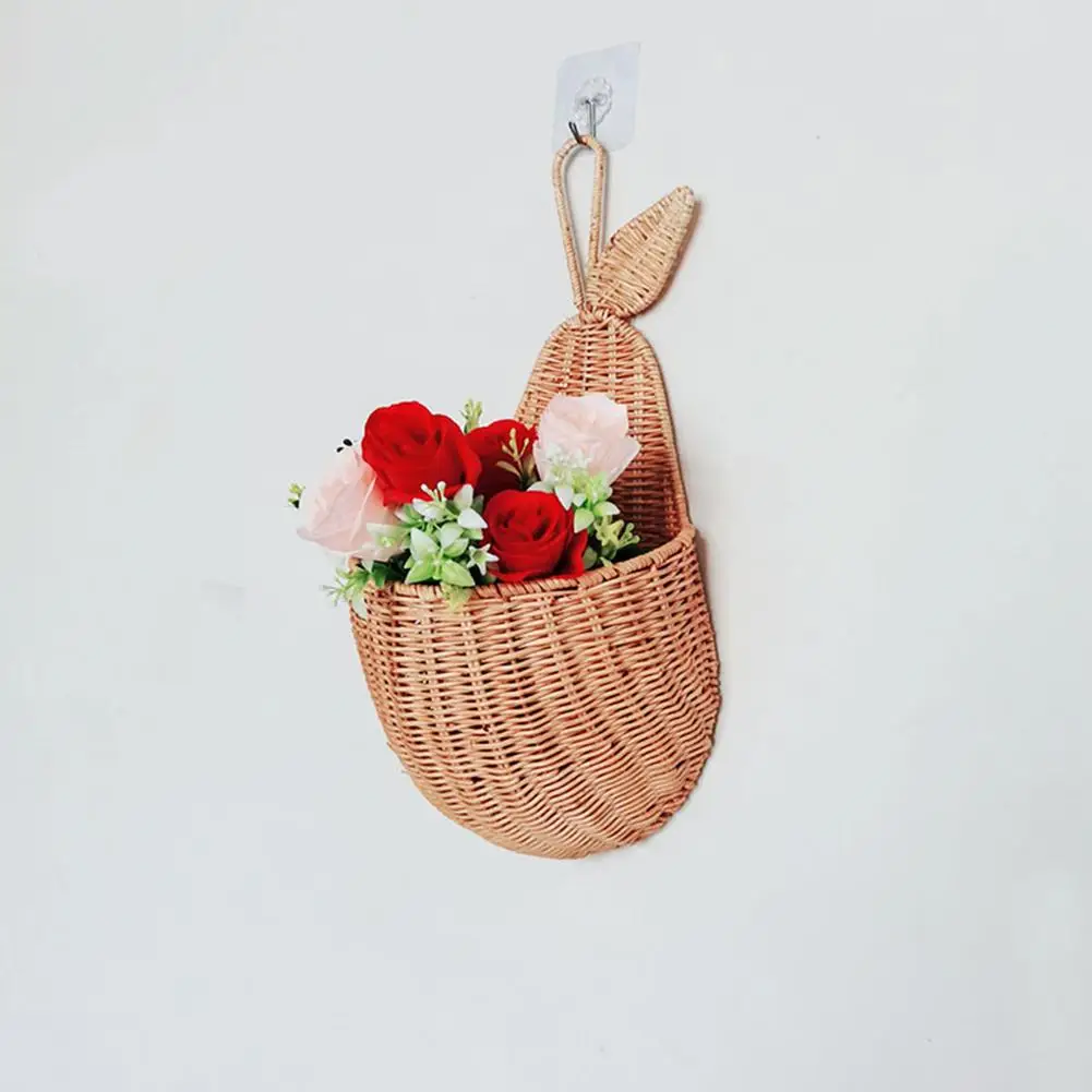 

Storage BasketRattan Pear Shape Storage Basket Handmade Fruit Organizer Wicker Organizer Baby Room Nursery Decoration