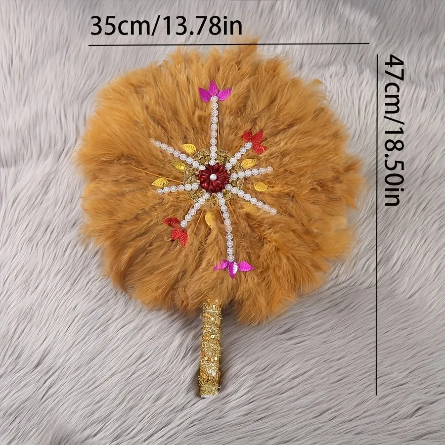 مروحة ديكور الزفاف، لوازم زفاف فنية رائعة، مناسبة لخطوبة العروس وموسم الزفاف #5