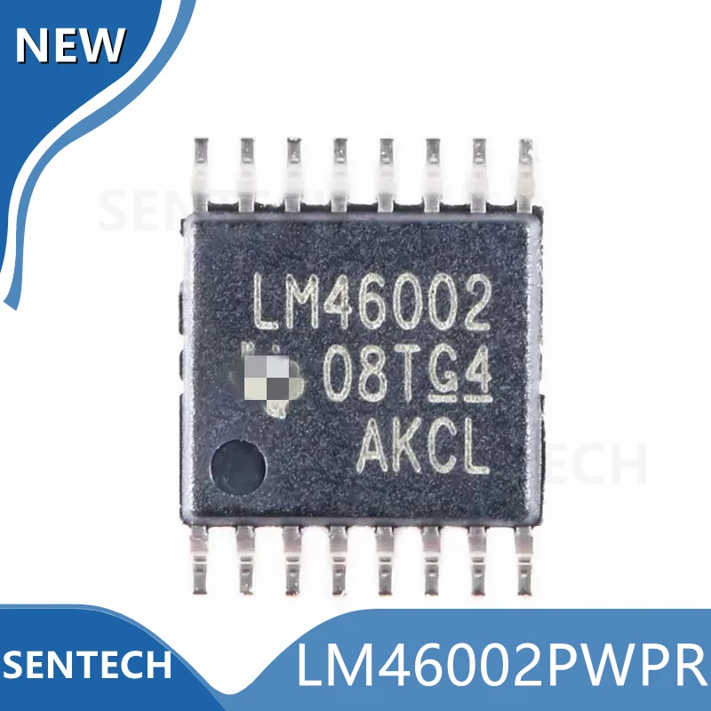 

10Pcs/Lot New Original LM46002PWPR HTSSOP-16 3.5V to 60V 2A synchronous buck converter