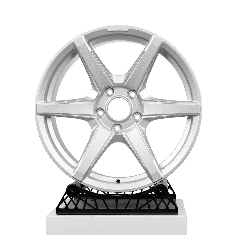 Custom Forged Wheels 18 19 20 22 Inch 5x112 5x120 Stance 6 Spoke White Racing Rims For Subaru For Honda For Mazda For Toyota