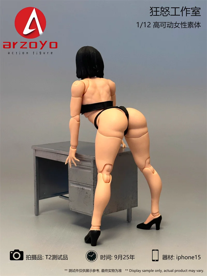 퓨리 토이즈 FB01 1/12 여성 바디 액션 피규어 관절 바디 6인치 여성 군인 초유연 바디 모델