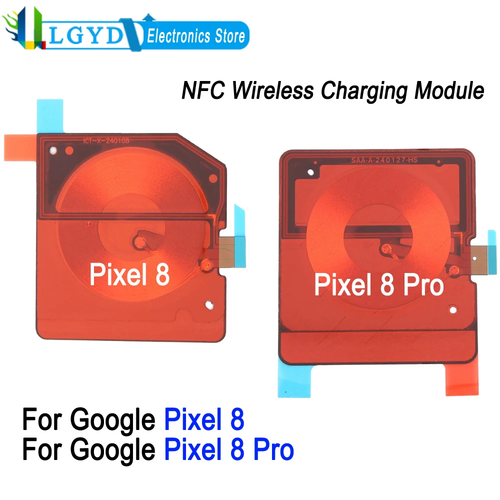 Cable de módulo de carga inalámbrica NFC para Google Pixel 8, para Google Pixel 8 Pro, pieza de repuesto de cable de bobina de carga inalámbrica