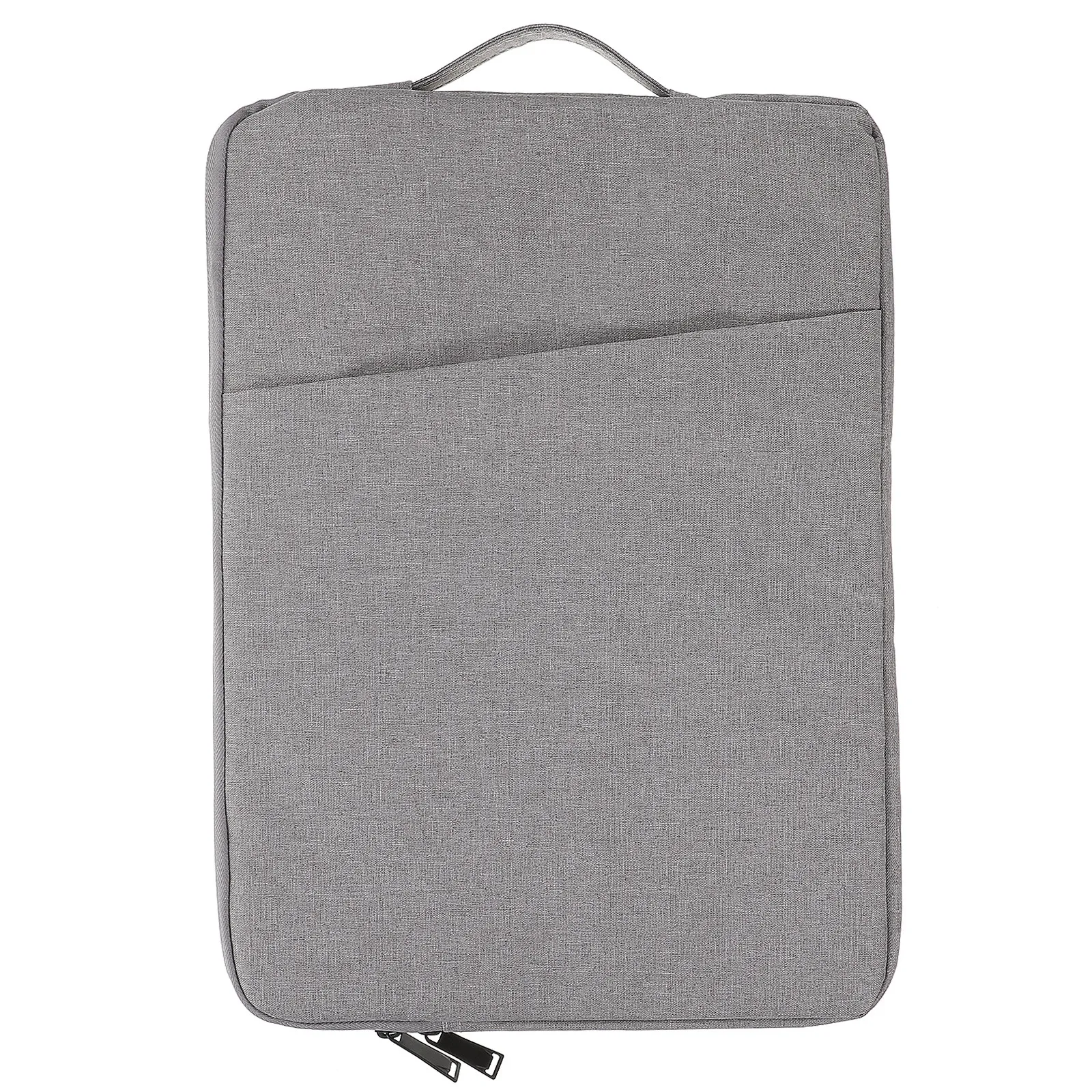 Premium Polyester Laptop Sleeve for 15.6 Inch Laptop Travel Portable Protection Bag with Zipper Handle Outdoor Business Carry
