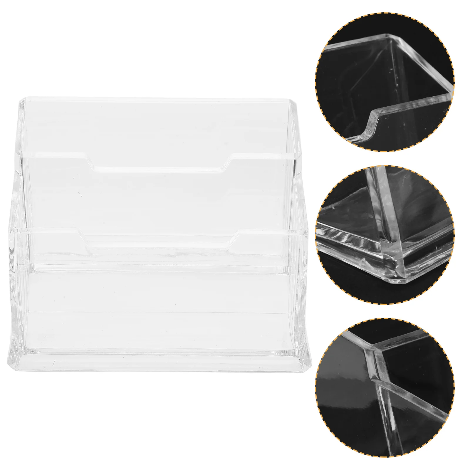 

Card Holder for Desk Vertical Display Stand Organized Card Storage Solution Non-Tip Design Suitable for Office